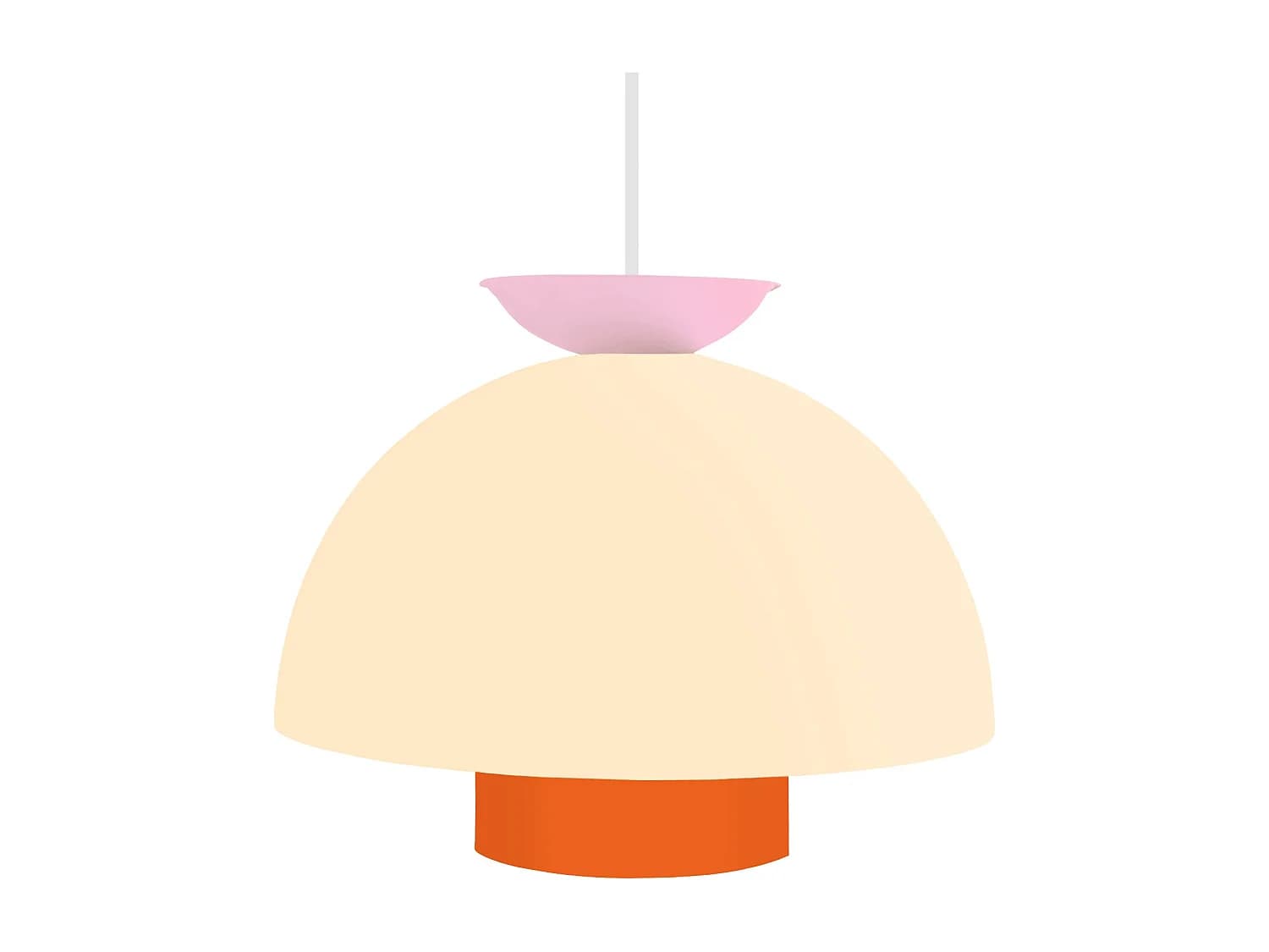 Suspension TOSEL ,métal,beige ,H110xD30xP30cm