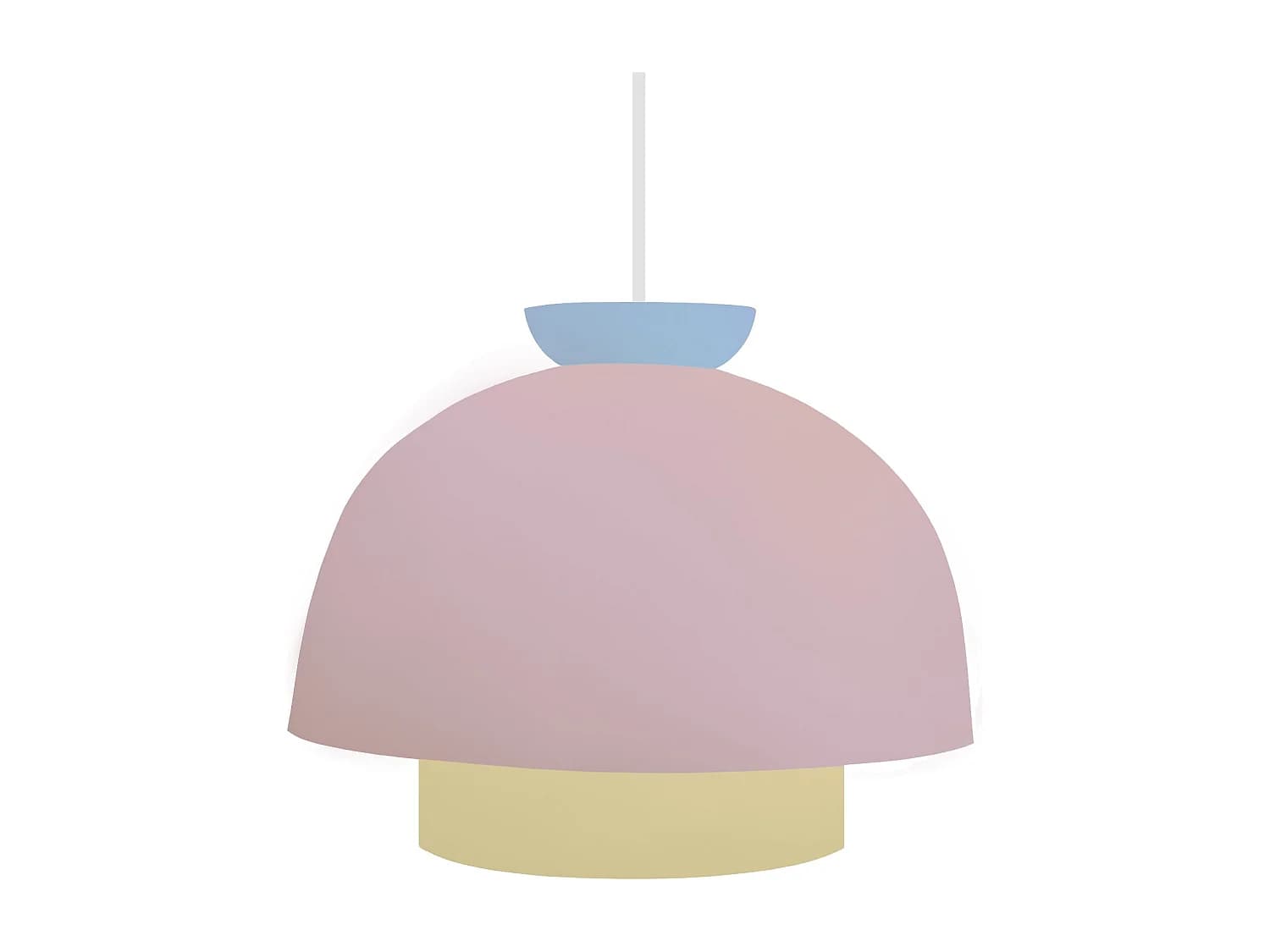 Suspension TOSEL ,métal,Rose , H110xD24,5xP24,5cm