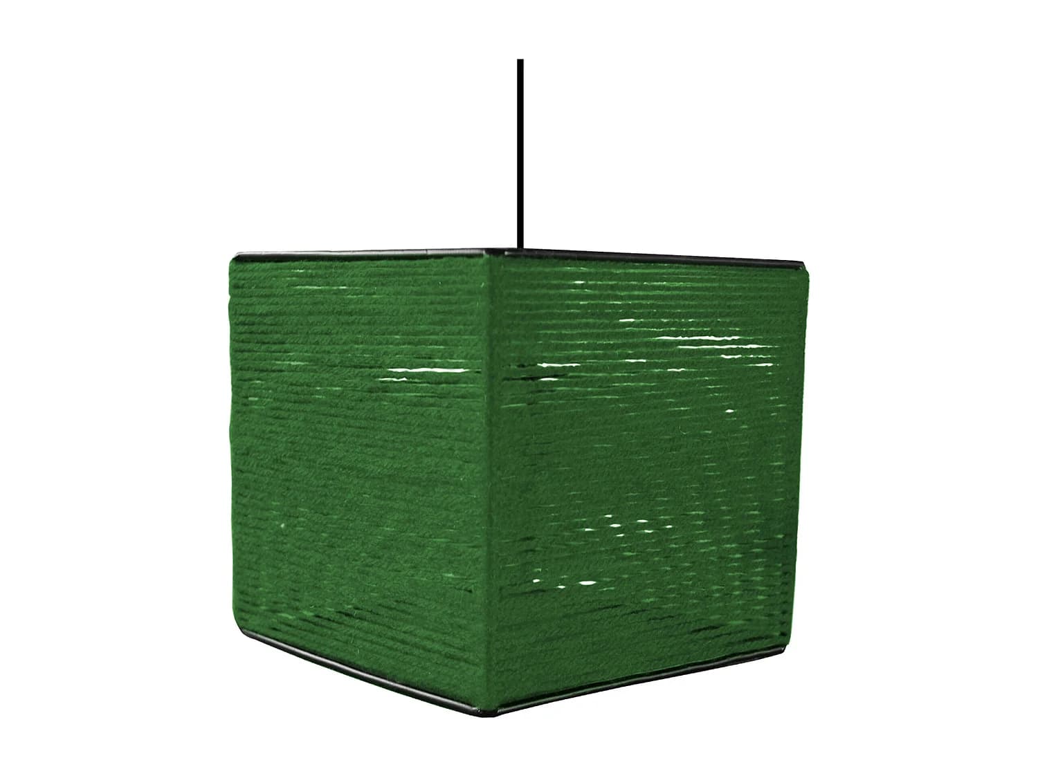Suspension TOSEL ,fibre ,Noir ,H90xD20xP20cm
