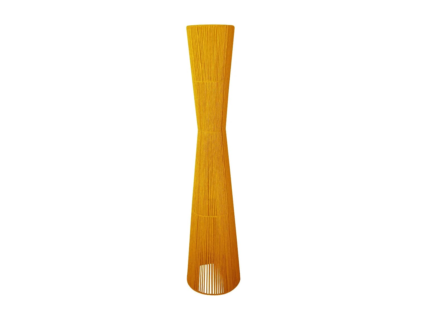 Lampadaire TOSEL ,métal,Jaune ,H145xD30xP30cm