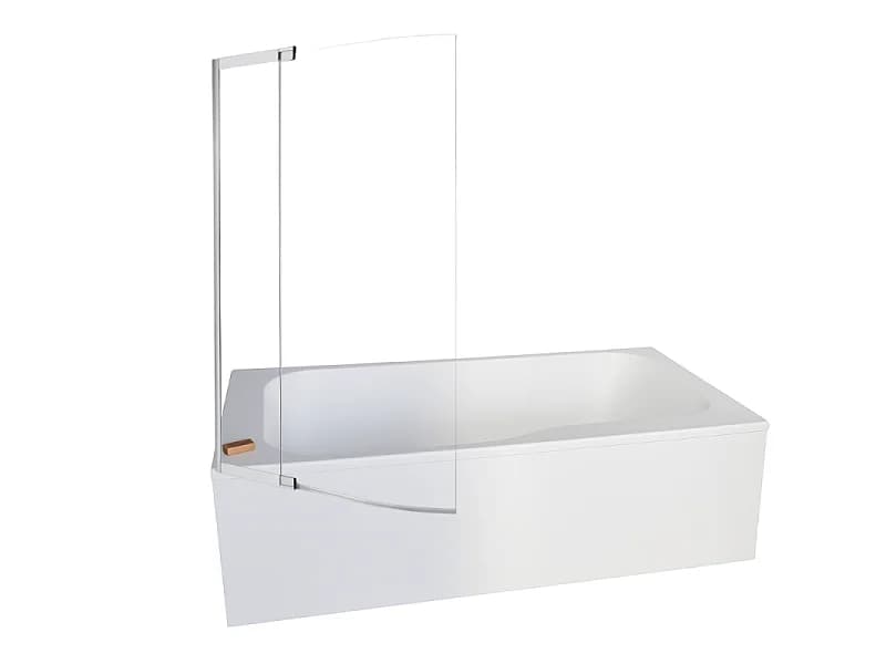 Pack baignoire bain douche 170 x 90 JACOB DELAFON Malice version gauche + tablier en niche + pare bain