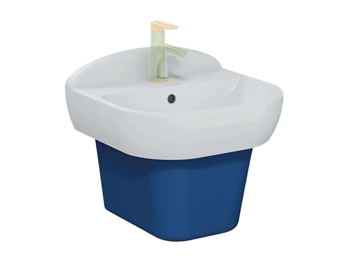Lavabo pour enfant VitrA Sento Kids 45 cm avec cache bonde