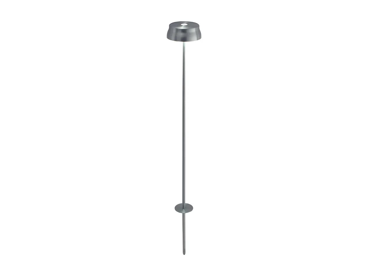 Zafferano SISTER LIGHT Wi-fi piquet Lampadaire intelligent Vert rechargeable et dimmable