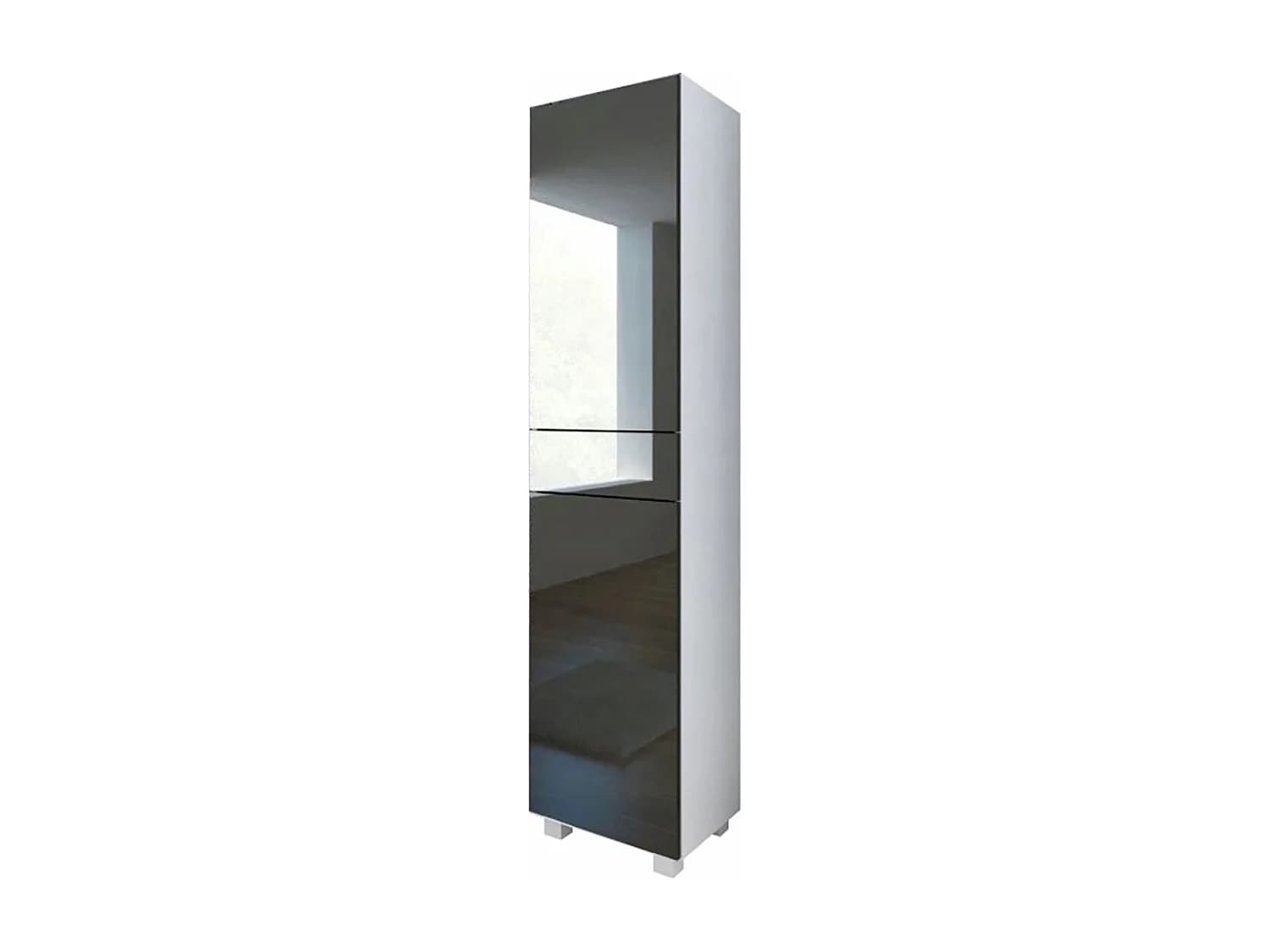 Colonne Pureza 40 cm Gris Laqué BM salle de bain suspendue ou posée