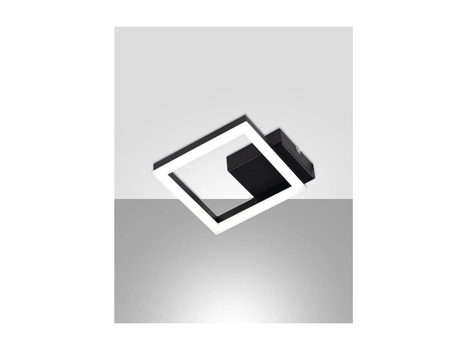 Plafonnier LED moderne BARD 11W Noir 3394-24-101 Fabas Luce