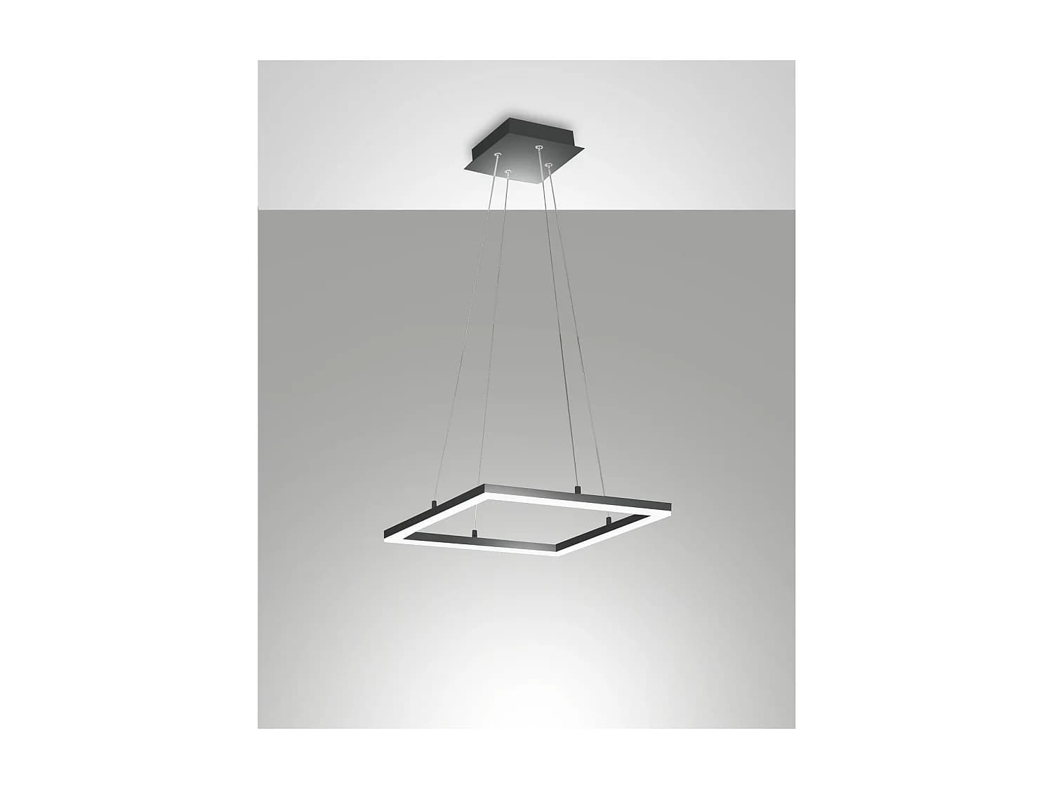Plafonnier suspendu BARD LED 39W Anthracite 3394-40-282 Fabas Luce