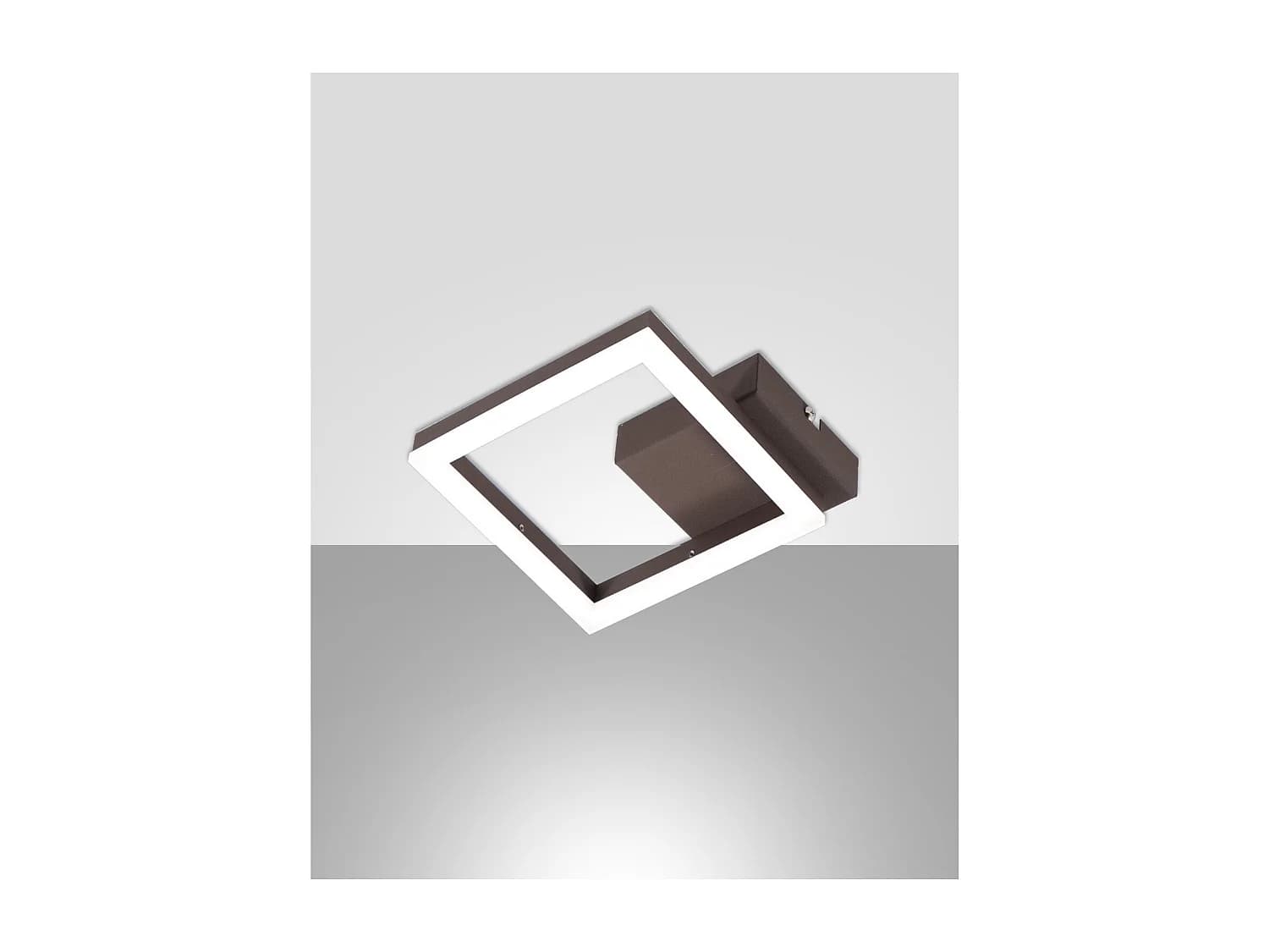 BARD plafonnier LED moderne 11W Corten 3394-24-361 Fabas Luce