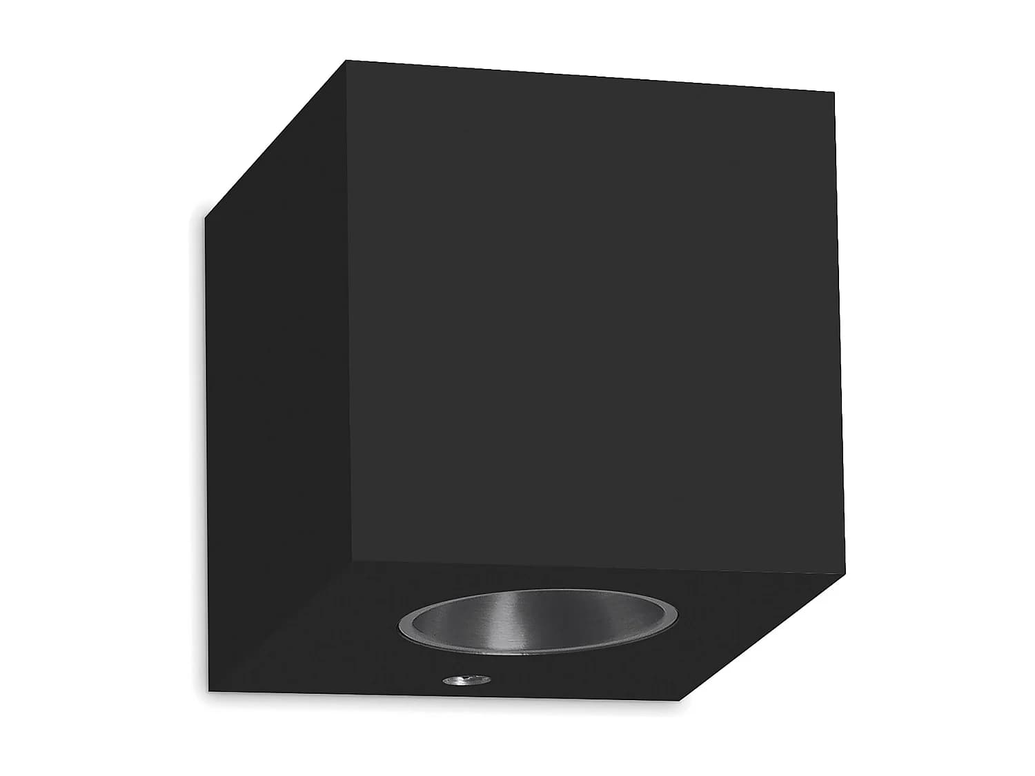 Applique murale Brick -aluminium-h7,2 cm x 6,5-noir-led 3w-3k-up&down-110º-ip20