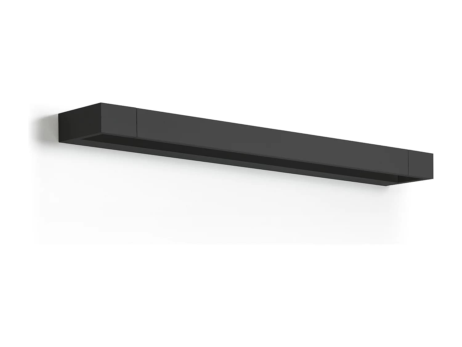 Applique murale moderne Tilt-L.60cm-led 18w-2165 lm et 4k 270 degrés-aluminium, noir-ip44