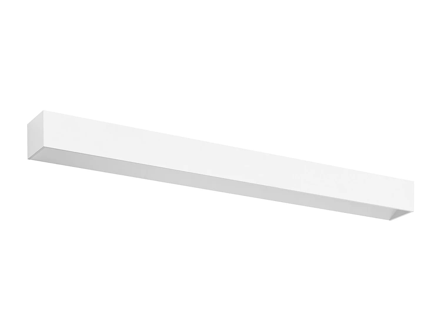Applique moderne Rett-L.90cm-led 24w -2270lm -3k-up&down-aluminium-blanc-ip20