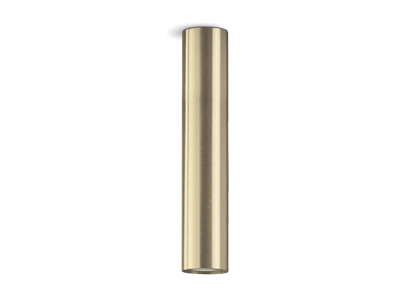 Plafonnier Tania moderne-h 33 cm x d.ø 5,5 cm-gu10 50w-acier et or-ip20