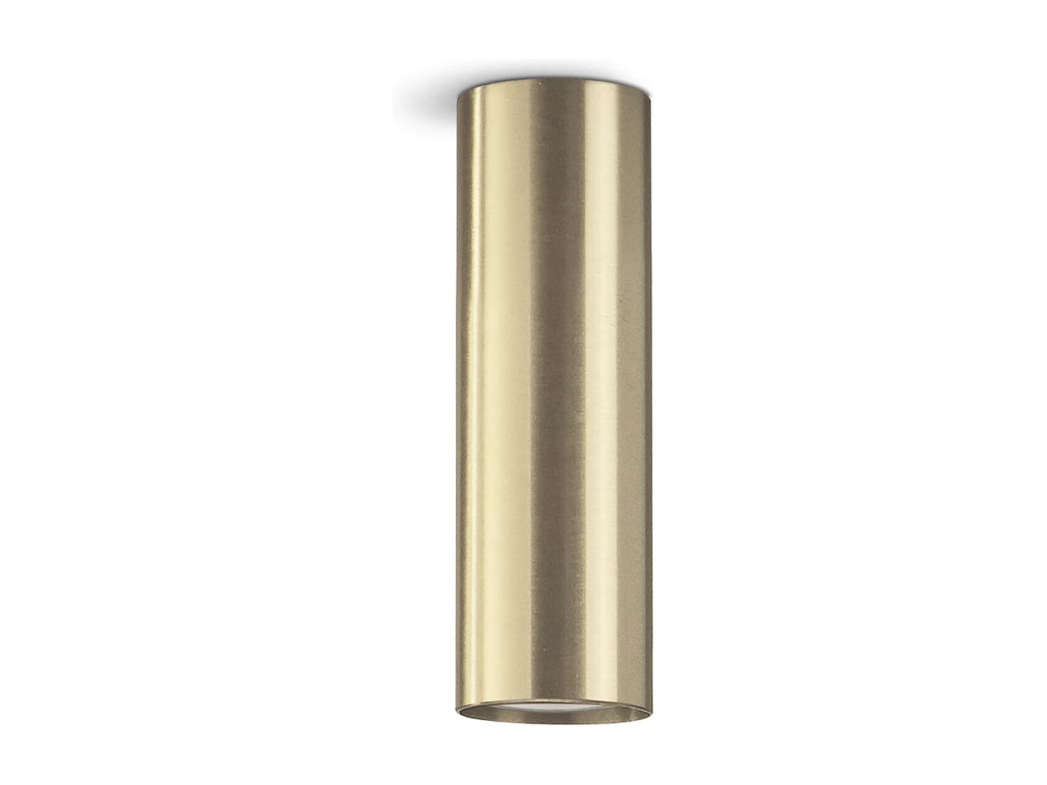 Lampe à plafond TANIA style moderne-h.17 cm x p.5,5 cm-GU10 50W-acier et-doré-IP20