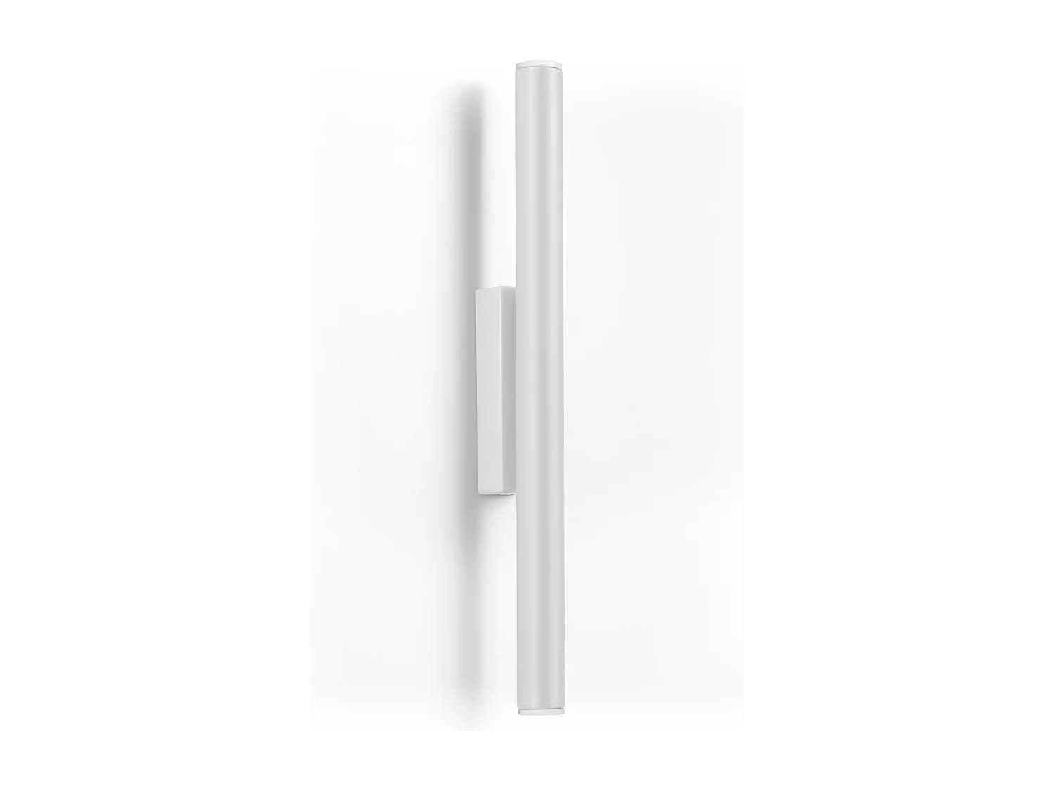 Applique murale murale style moderne TANIA-H 40,8 cm-2x led smd 4W-400lm et 3K-up&down-acier et blanc-IP40