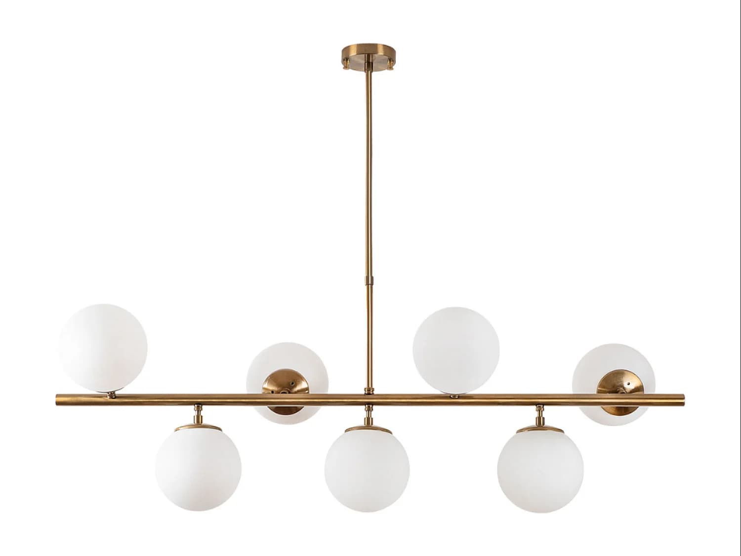 Suspension dorée 7 lampes VICTOIRE