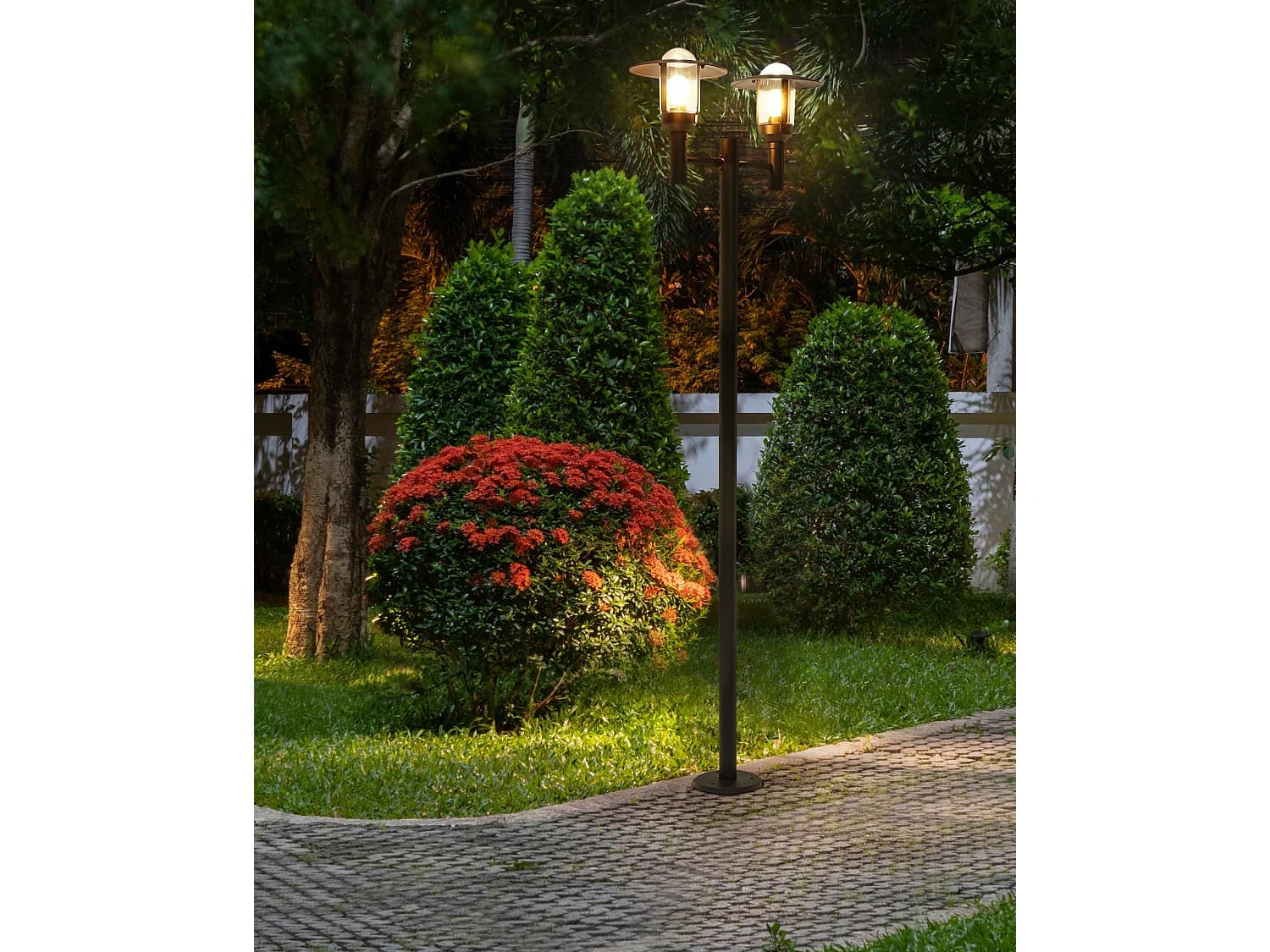 Lampadaire extérieur TIZU Noir