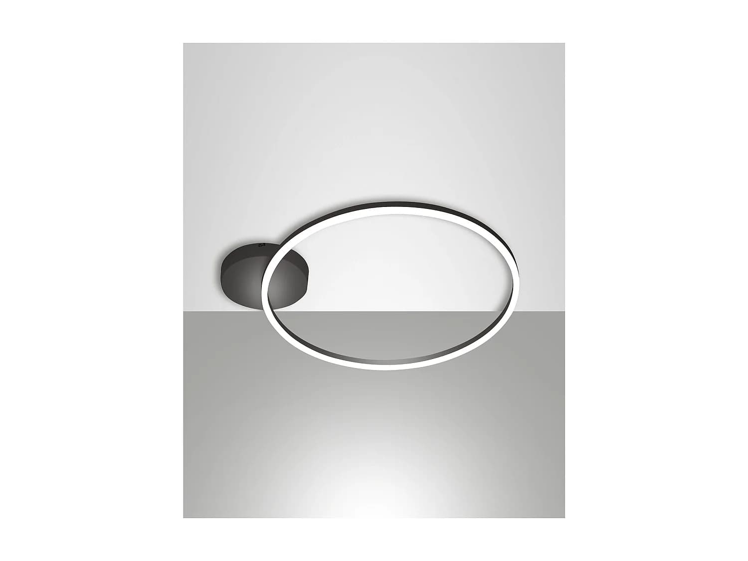 GIOTTO plafonnier LED moderne 36W noir 3508-61-101 Fabas Luce