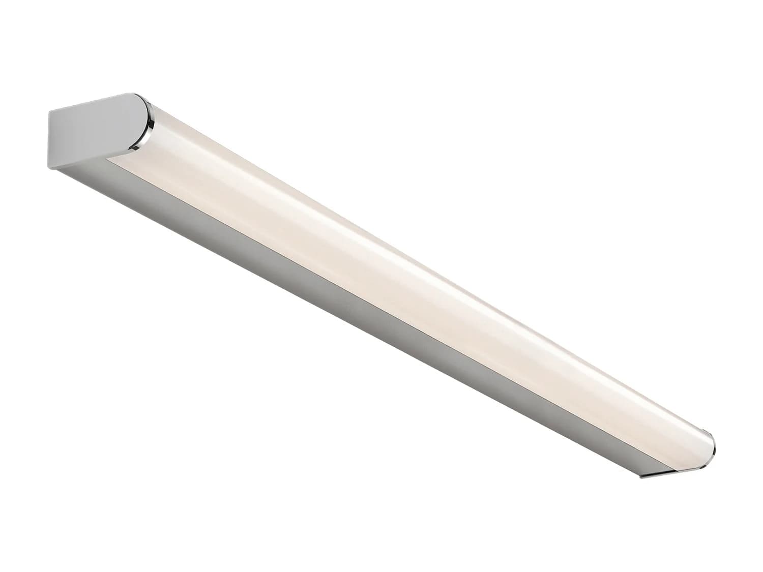 Applique murale moderne Sheid-L.88 cm-LED 18w-1883lm Y 3k-IP44-acier, chrome
