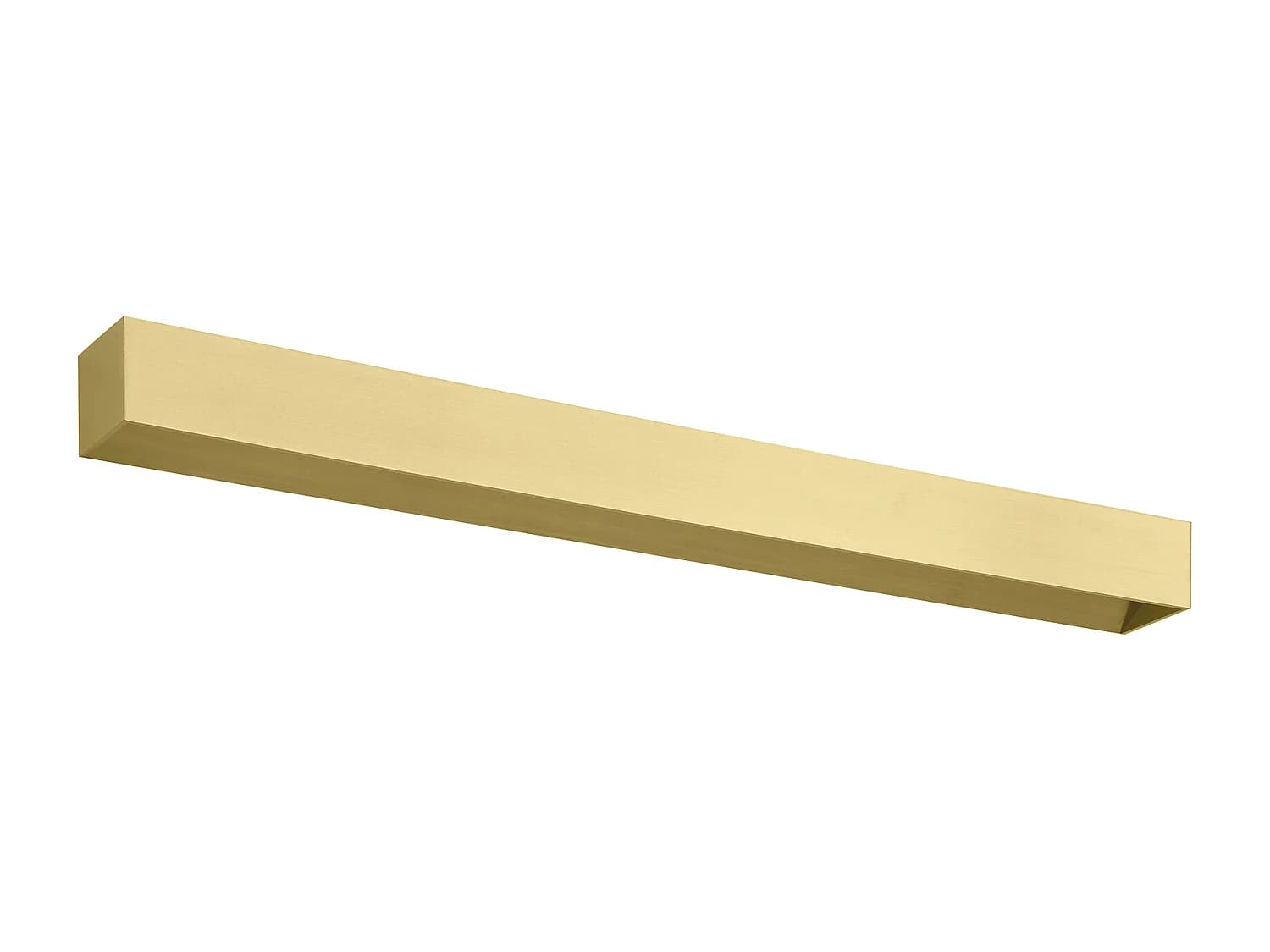 Applique moderne Rett-L.90cm-led 24w -2270lm-3k-up&down-aluminium-dore mat-ip20