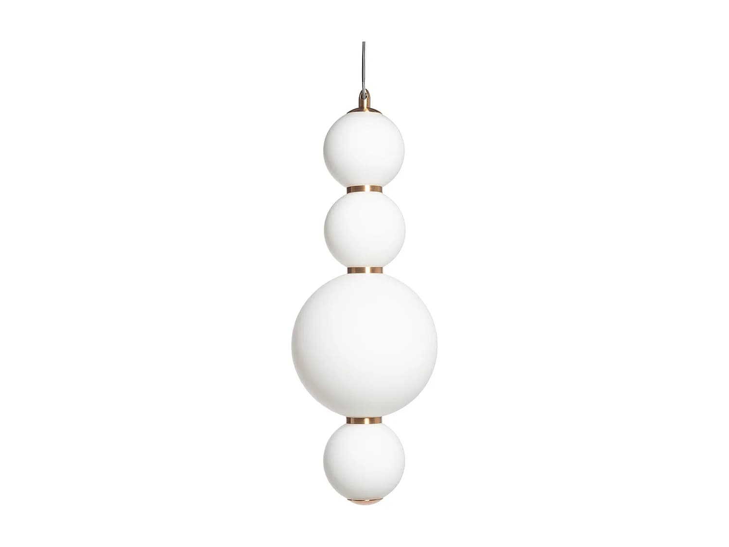Suspension LED 10W Métal et Verre Slim Atira Blanc
