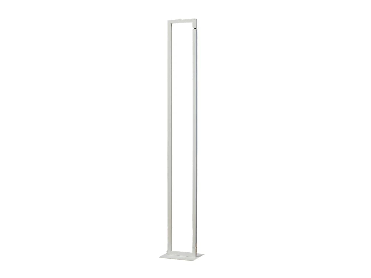 Lampadaire blanc avec pied pivotant variateur intégré 140 cm - Laka
