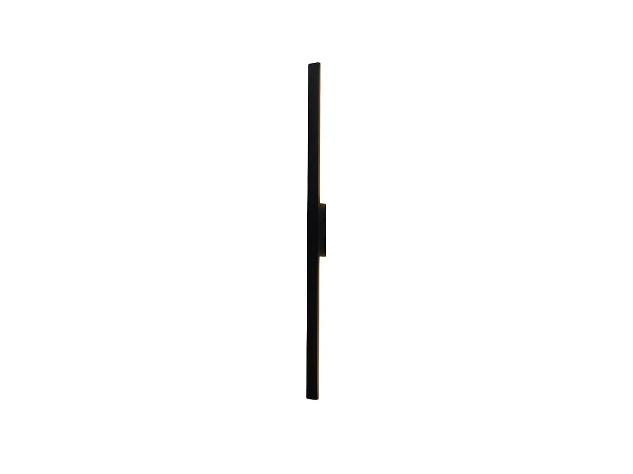 Applique ultra design minimaliste noire LED extérieur - Sambai
