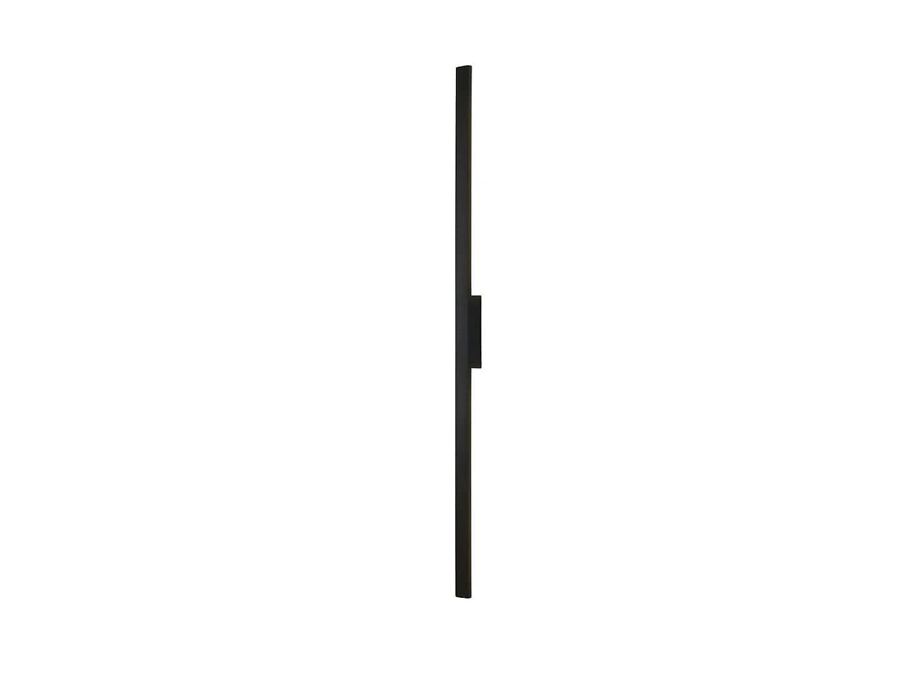 Longue applique murale noire extérieur 144 cm - Sambai