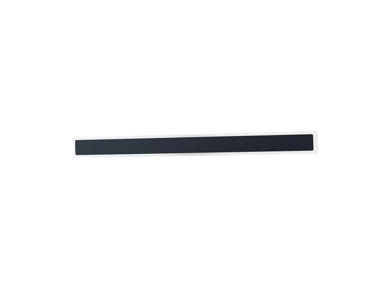 Longue applique noire 103 cm en aluminium IP54 - Mattea