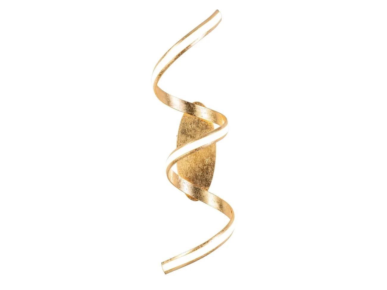 Grande applique ou plafonnier spirale effet feuille d'or - Millenium