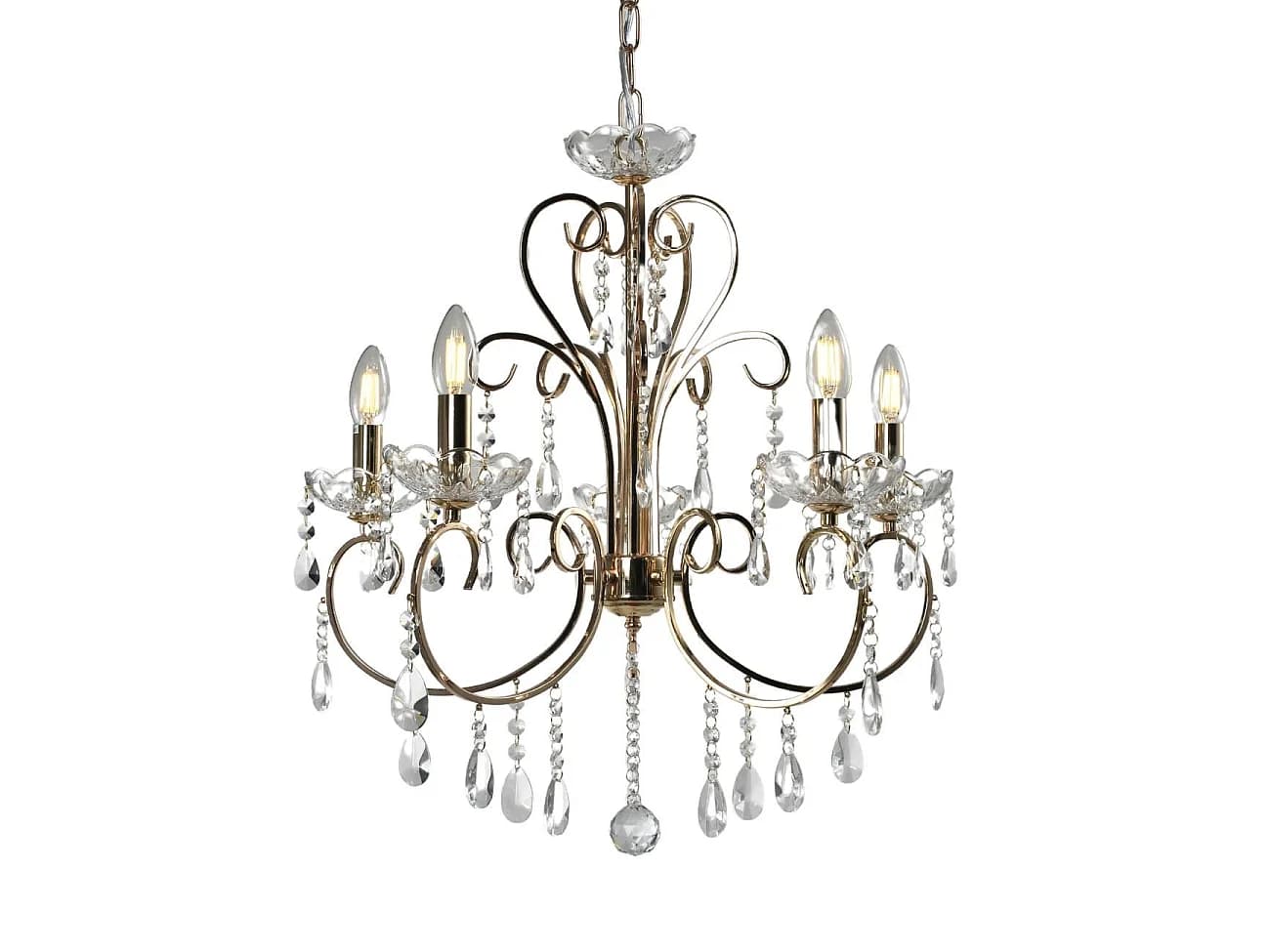 Lustre cristal or rose - Pavia