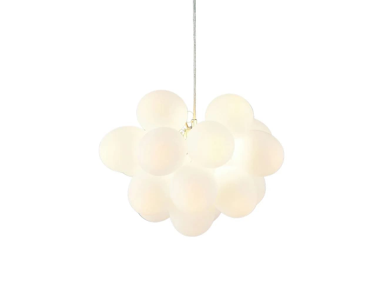 Suspension contemporaine à 17 verres blancs - Bartali