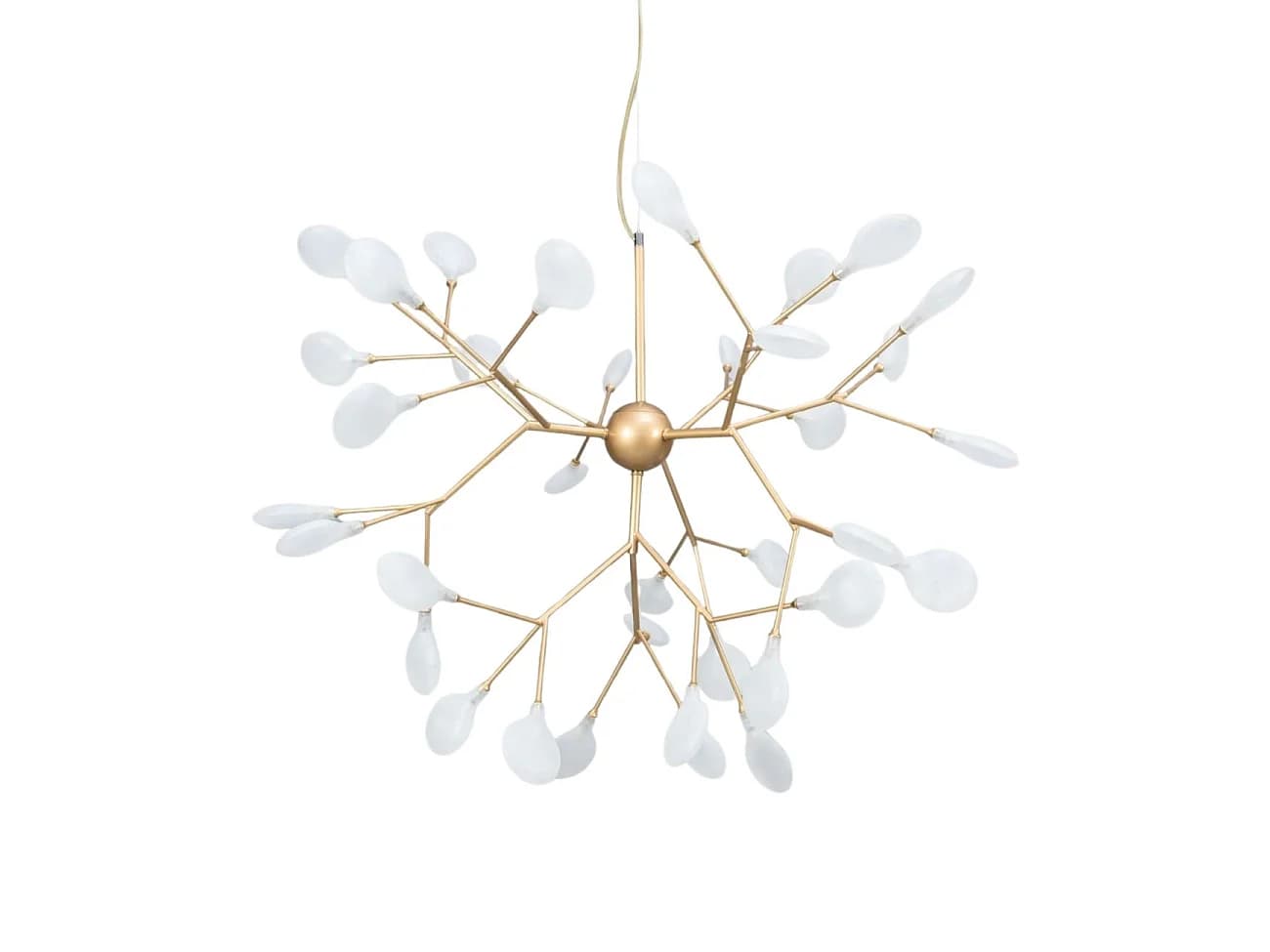 Suspension style branchage doré à 36 lumières - Arsinoe
