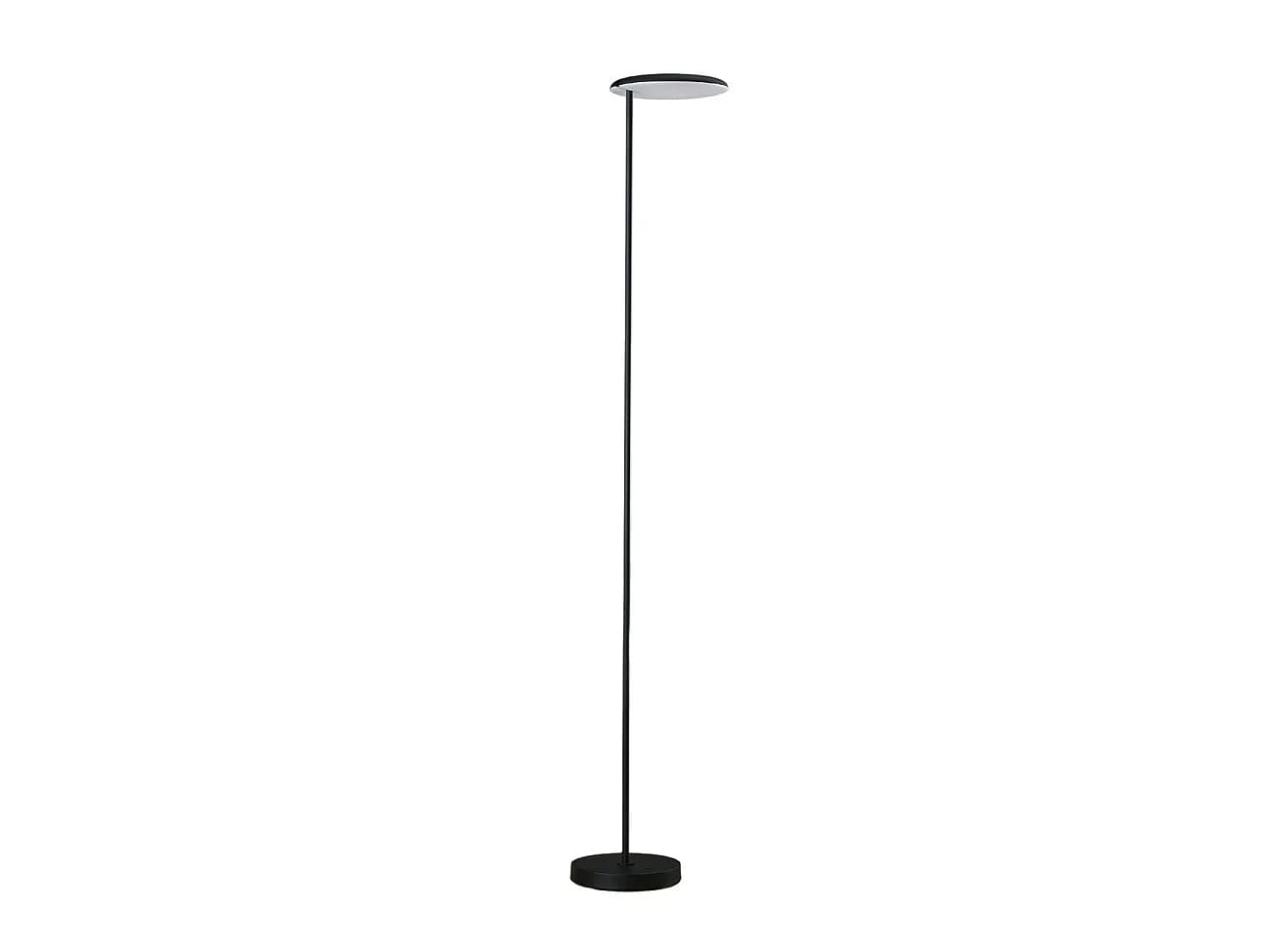 Lampadaire noir design épuré tête orientable dimmable - Kalena