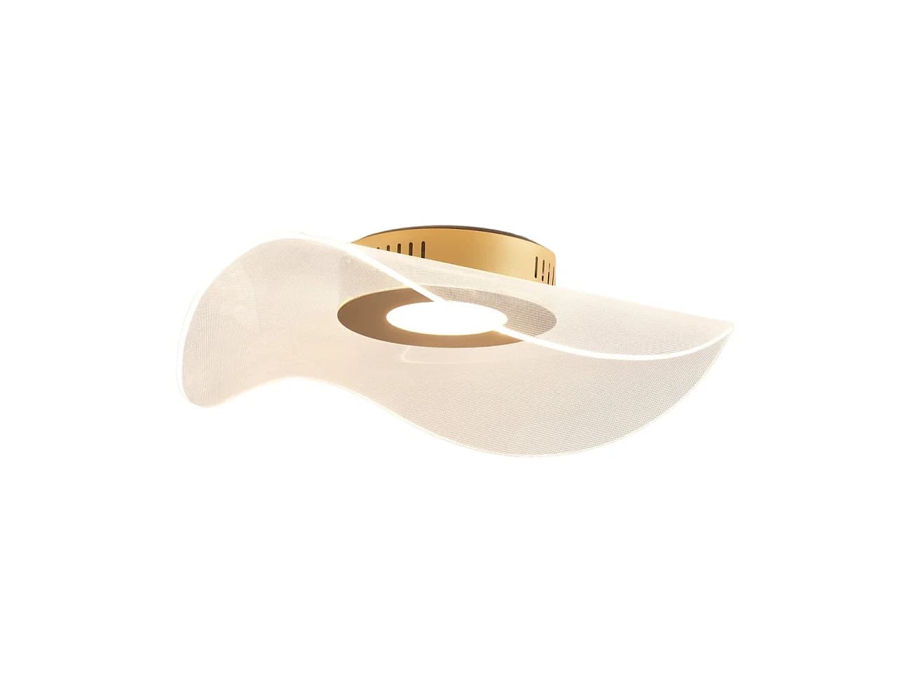 Plafonnier LED vague dynamique 48 cm - Ondenis