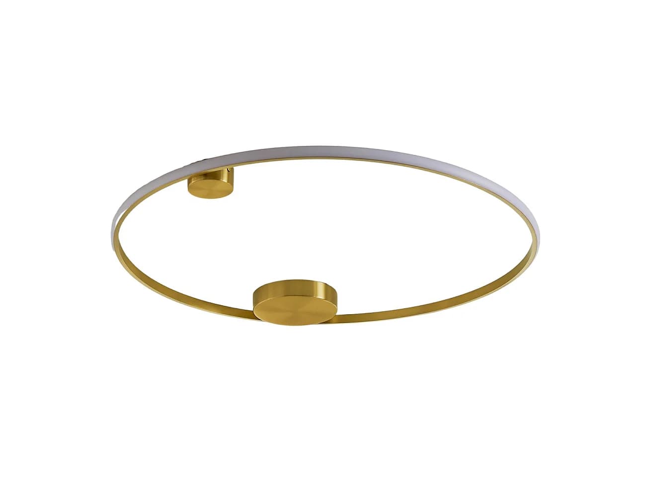 Plafonnier ou grande applique dimmable cercle laiton 80 cm - Ceira