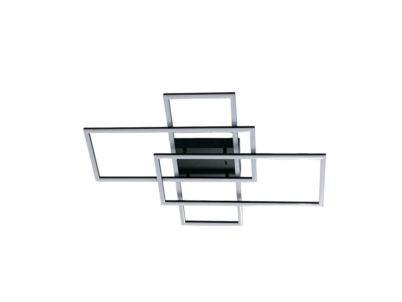 Plafonnier ou applique LED dimmable futuriste triple rectangle - Eli