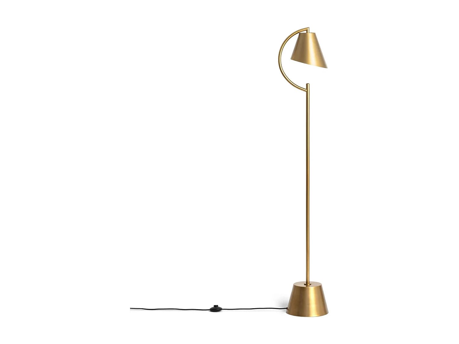 Lampadaire Métal Edern. Doré