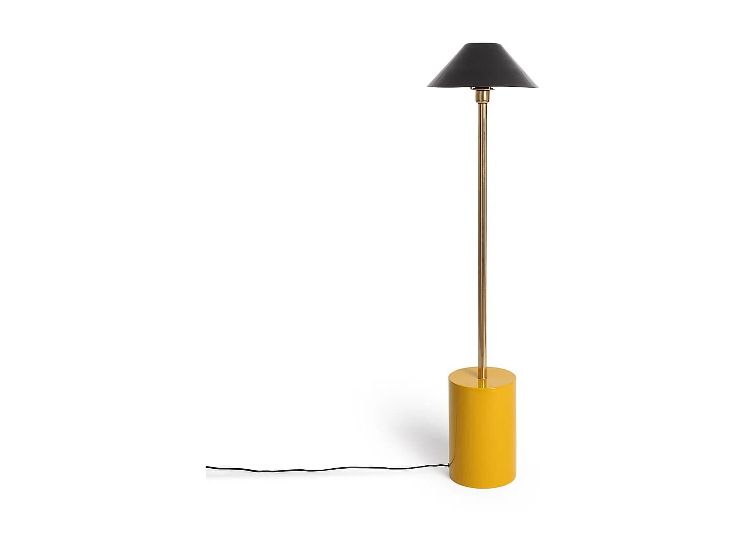 Lampadaire Métal Brijesh Jaune