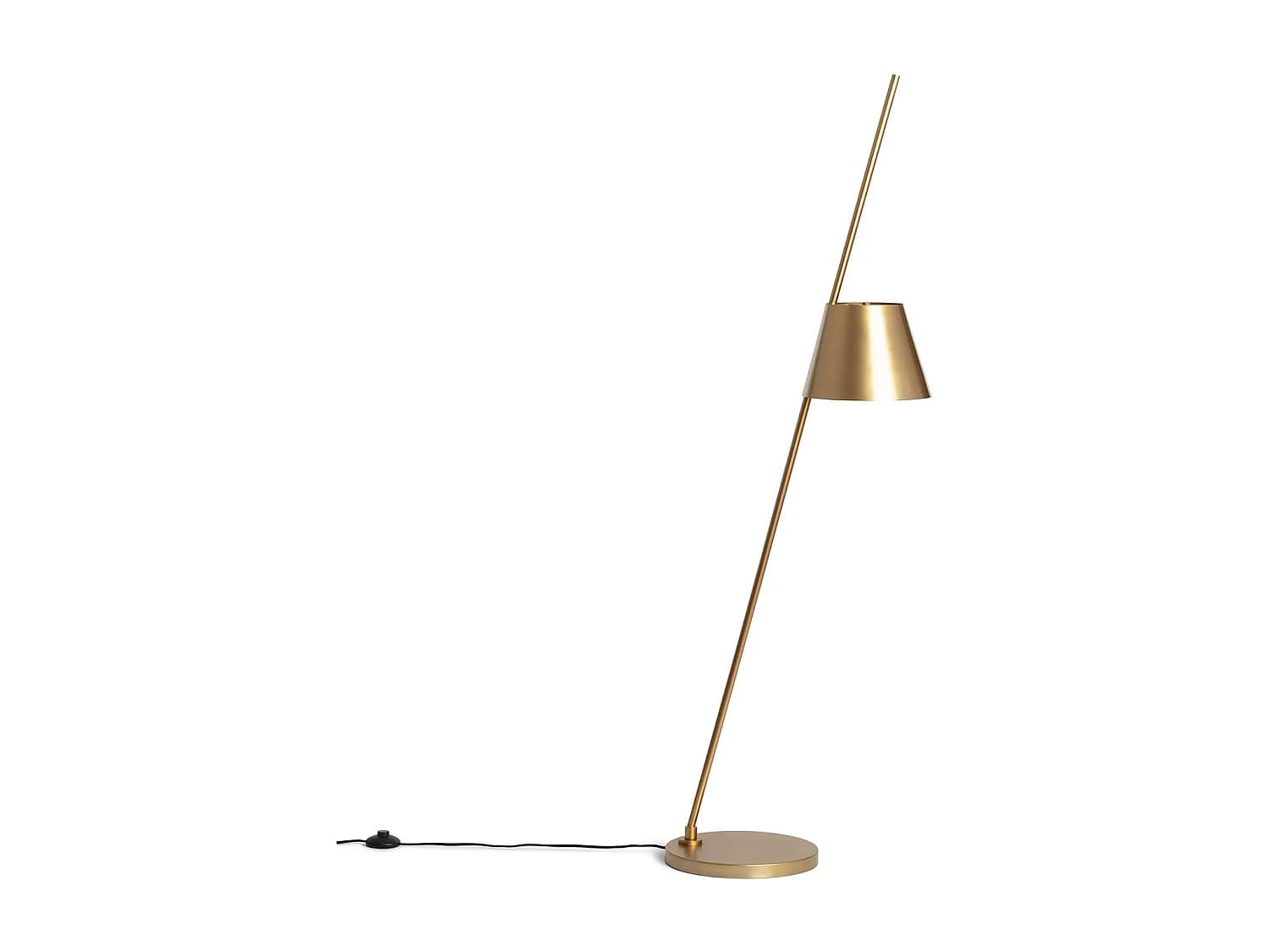 Lampadaire Métal Bardney Doré