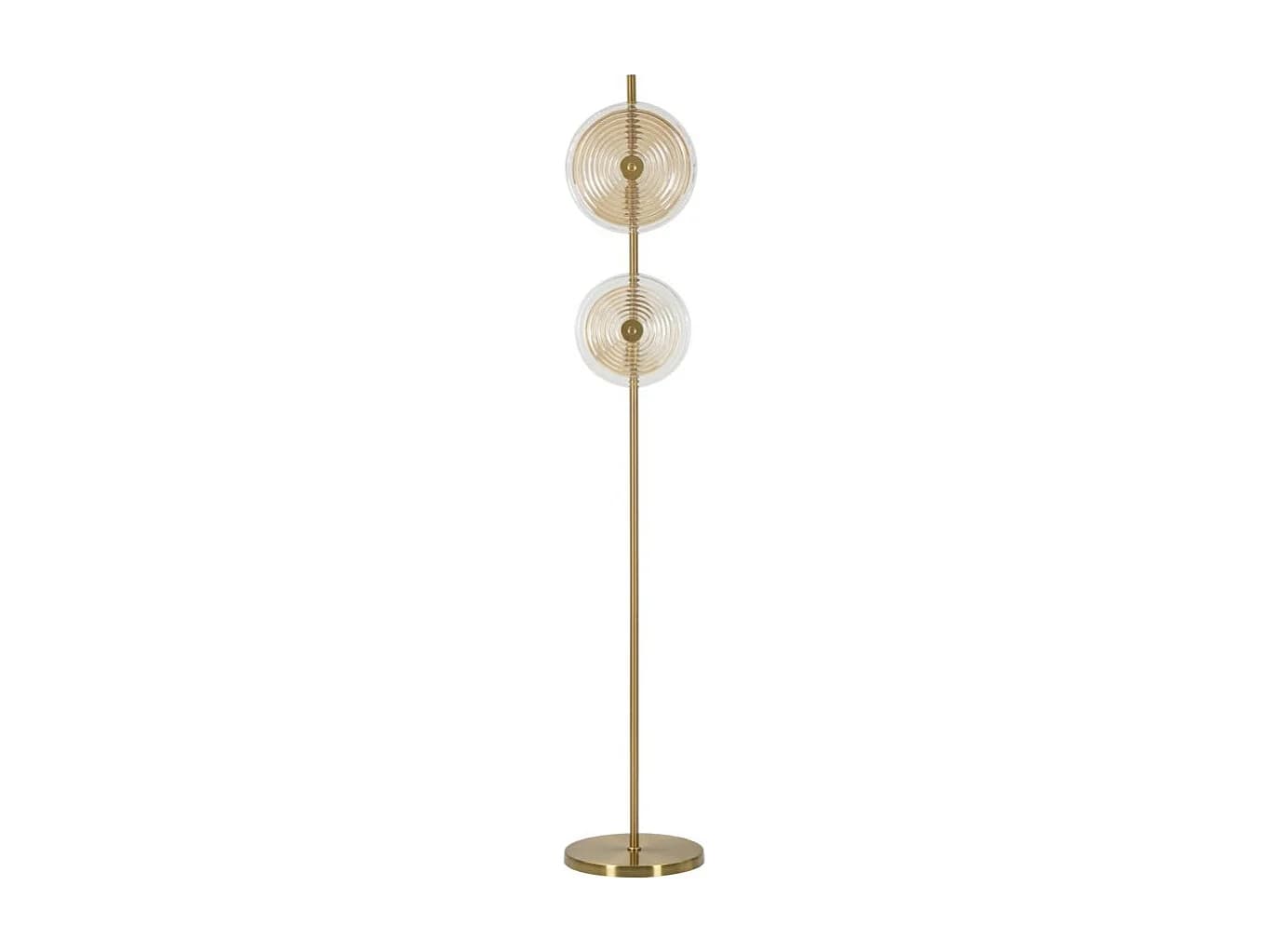 Lampadaire Design en Verre "Venice" 170cm Or
