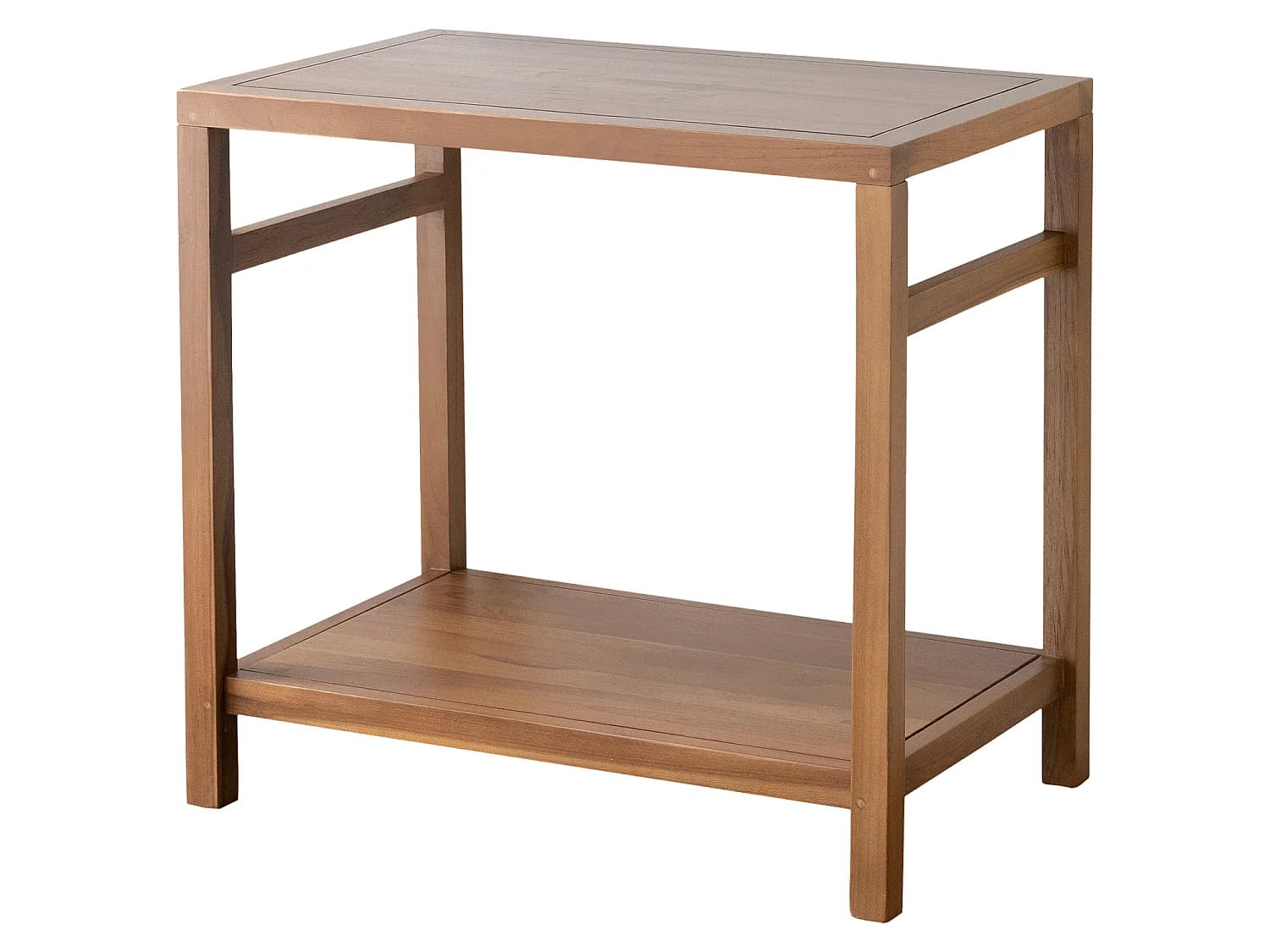 Meuble sous vasque en teck massif 80cm DEWI - HAPPY GARDEN