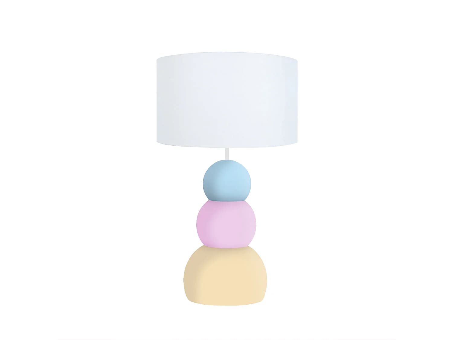 Lampe a Poser TOSEL ,métal,beige,H31xD16xP16cm