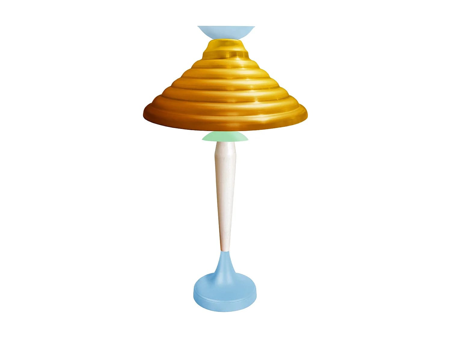 Lampe de Salon TOSEL ,métal,bois,Rose ,H61xD35xP35cm