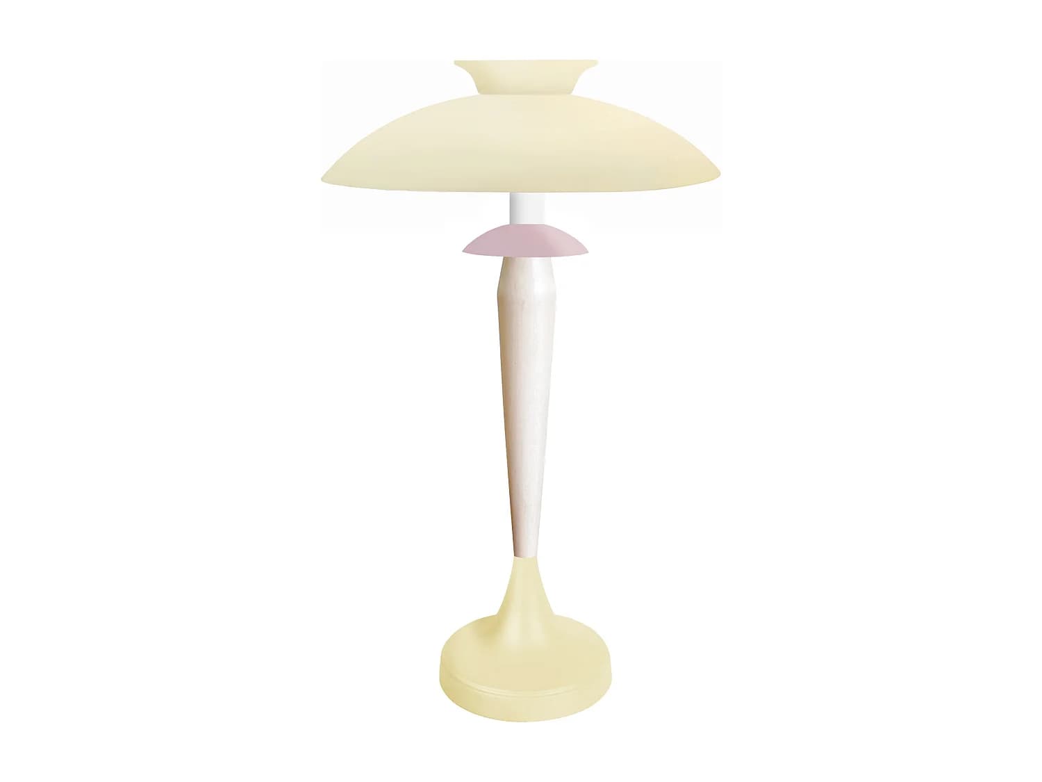 Lampe de Salon TOSEL ,métal,bois,beige,H57xD40xP40cm