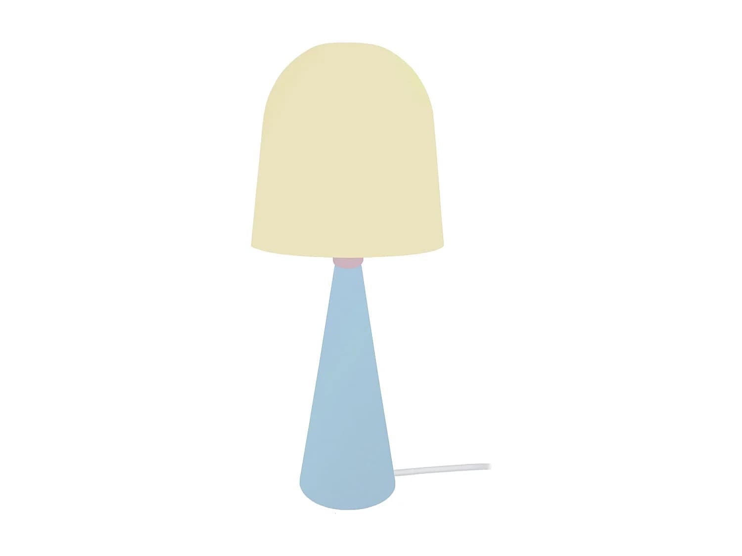 Lampe a Poser TOSEL ,métal,bois,beige,H37xD17xP17cm