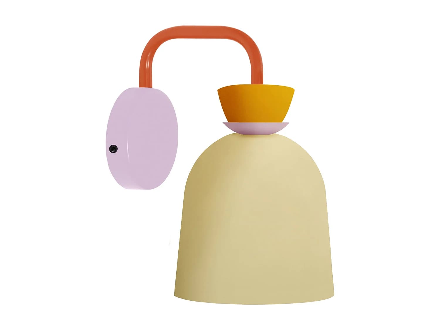 Applique TOSEL ,métal,beige,H27xD14,5xP22,5cm