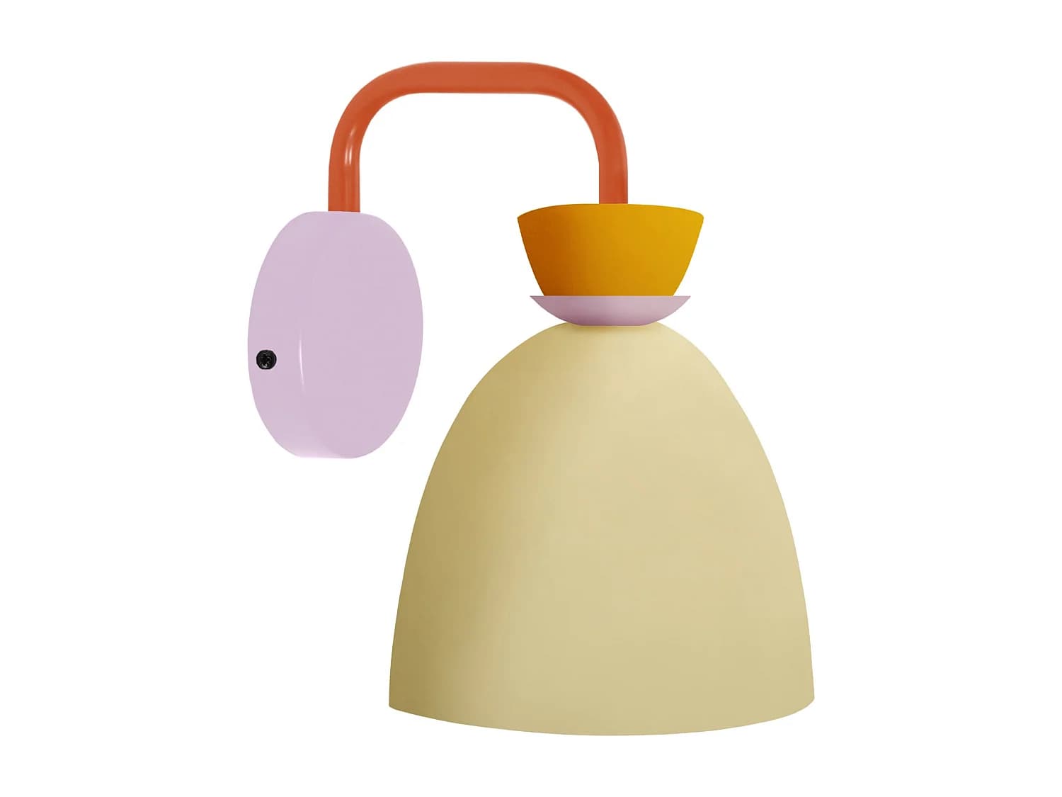 Applique TOSEL ,métal,beige,H24xD14xP23,5cm
