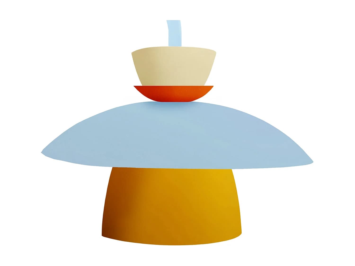 Applique TOSEL ,métal,Bleu,H 26xD 23,5x P 26cm