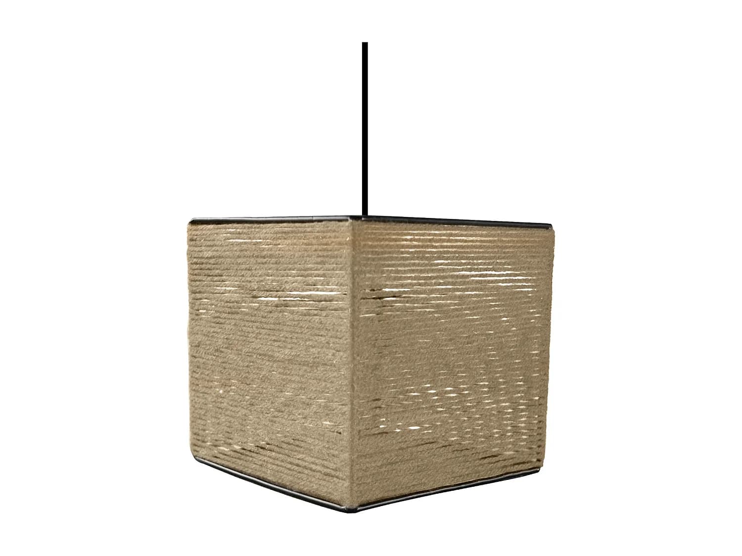 Suspension TOSEL ,fibre ,naturel,H 90x D16xP16cm