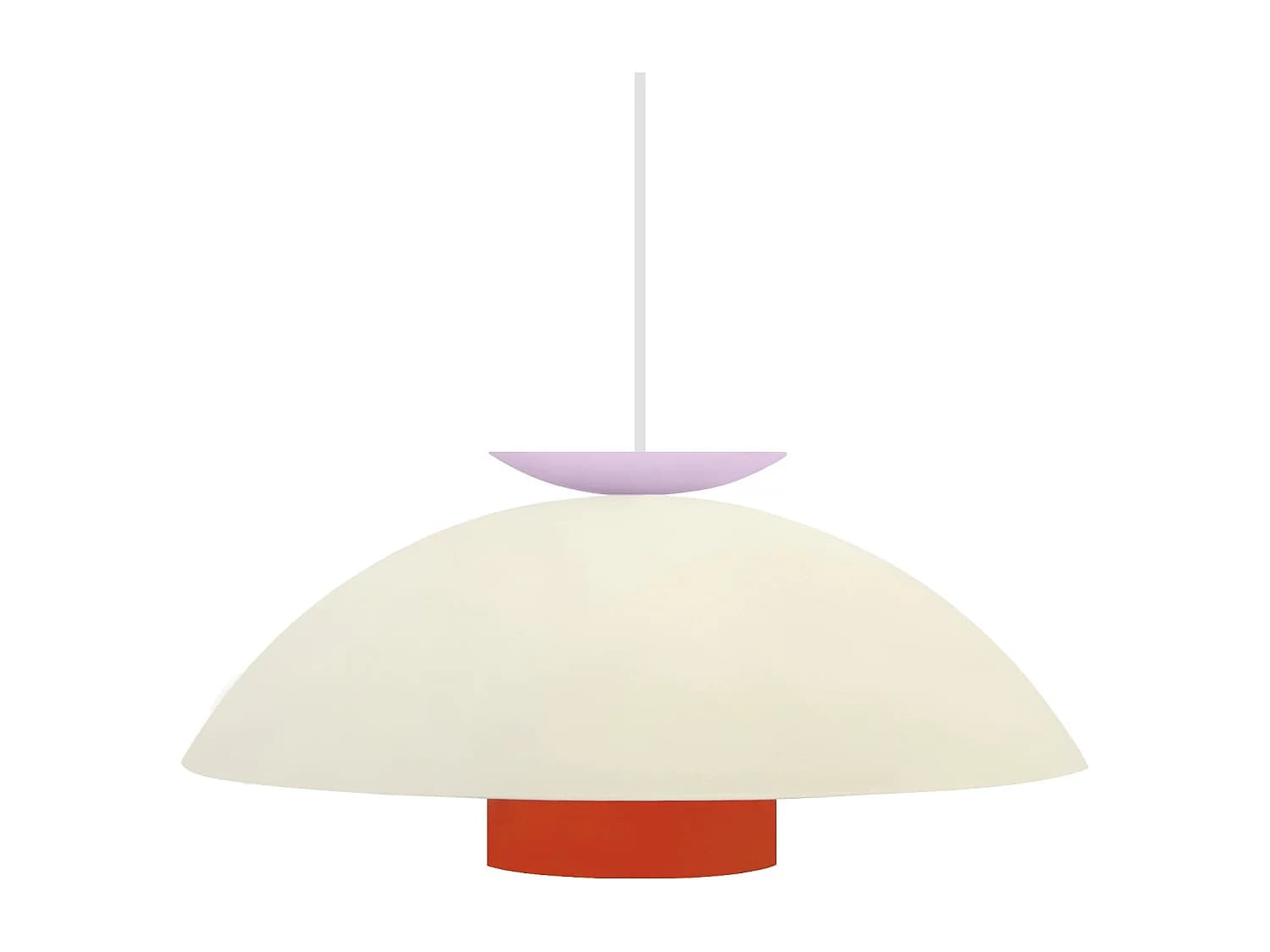 Suspension TOSEL ,métal,beige,H110xD29xP29cm