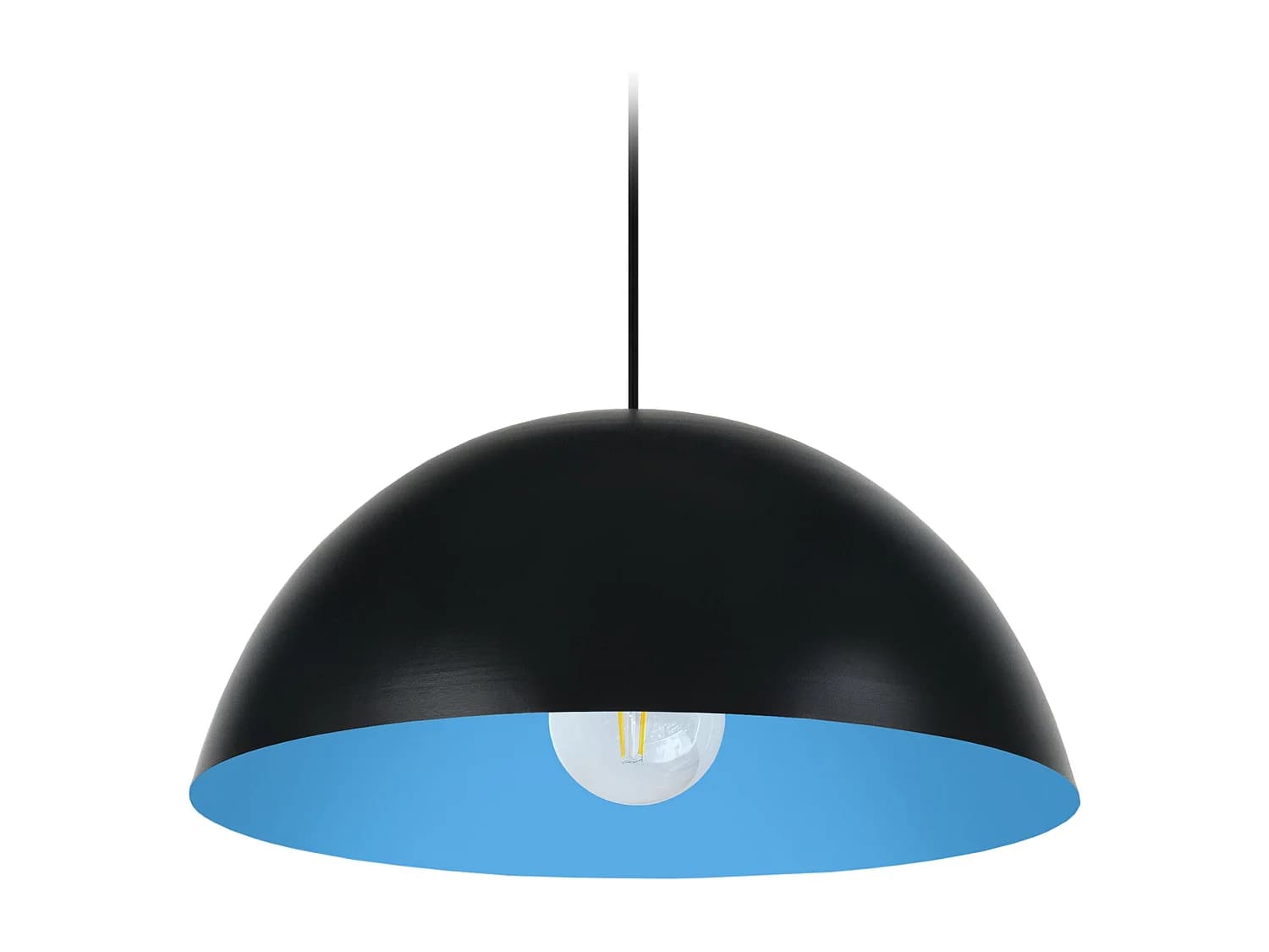 Suspension TOSEL ,métal,Noir ,H78xD35xP35cm